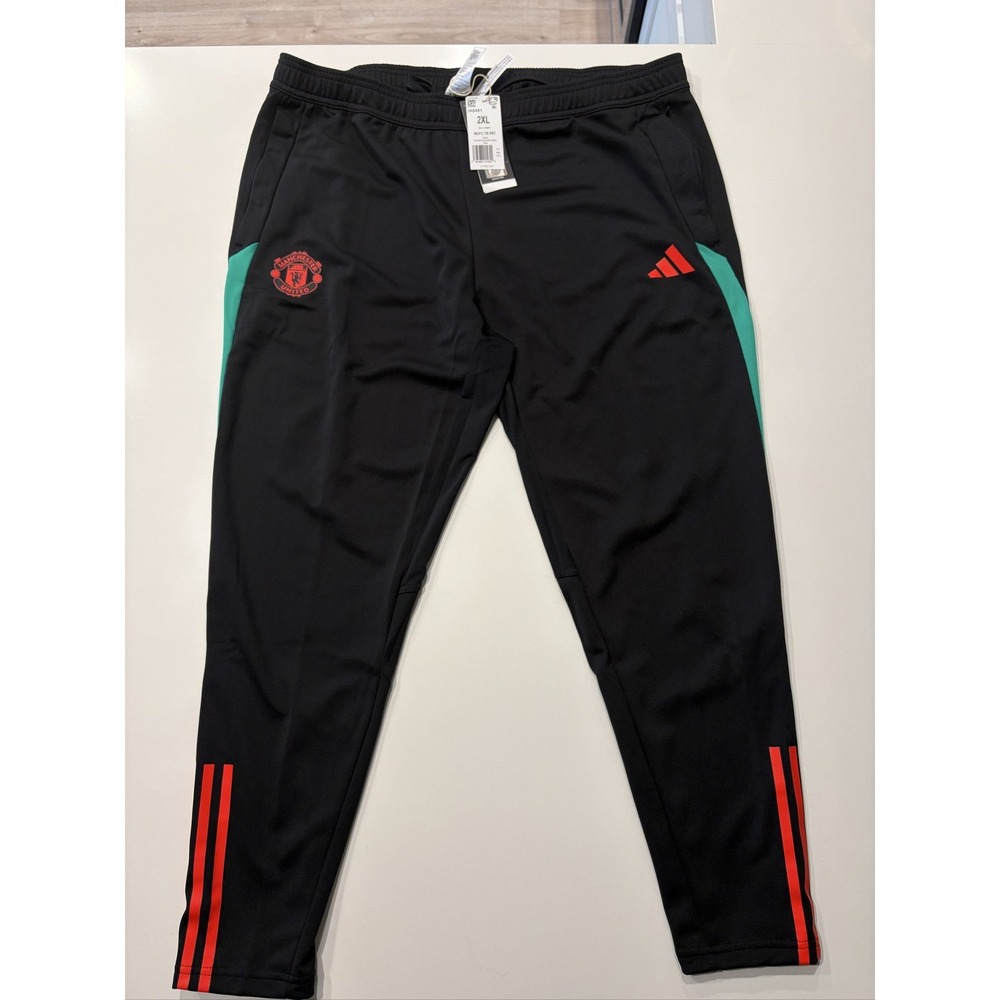 Adidas Manchester United 23/24 Aeroready Training Pants Mens 2XL Black IA8481